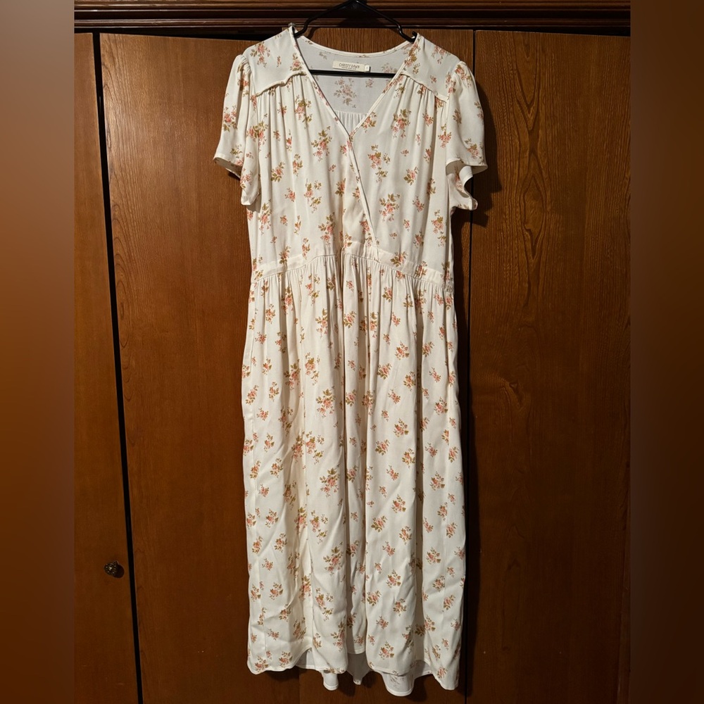 Christy Dawn White Floral Maxi Dress